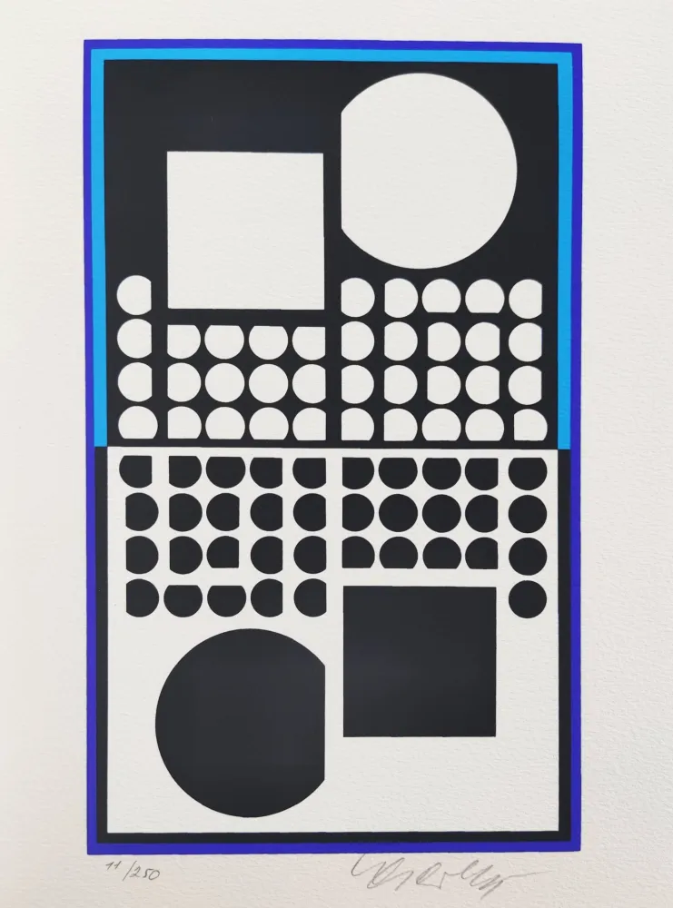 Sérigraphie Vasarely - Sicomar