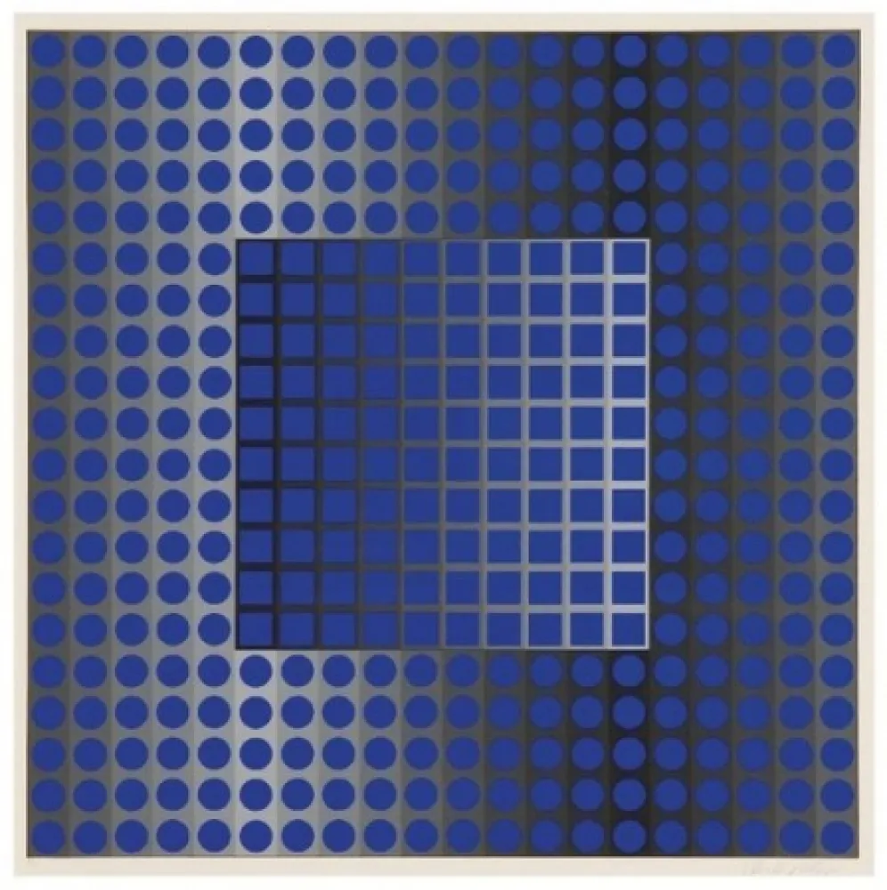 Sérigraphie Vasarely - Untitled