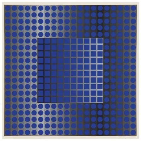 Sérigraphie Vasarely - Untitled