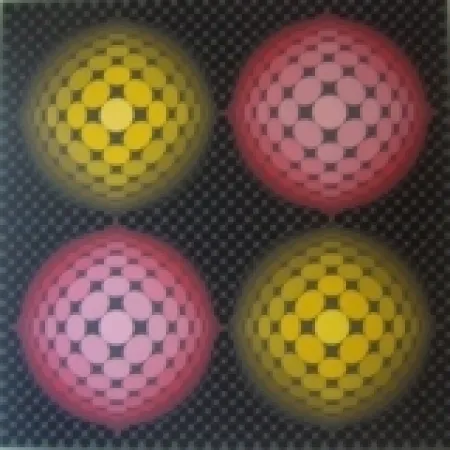 Sérigraphie Vasarely - Untitled