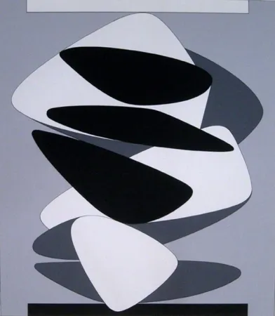 Sérigraphie Vasarely - Untitled