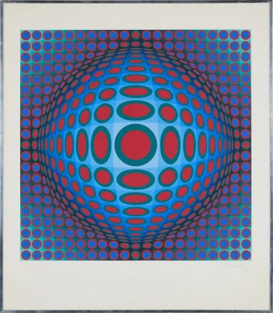 Sérigraphie Vasarely - Vega 222