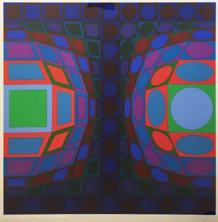 Sérigraphie Vasarely - Viva