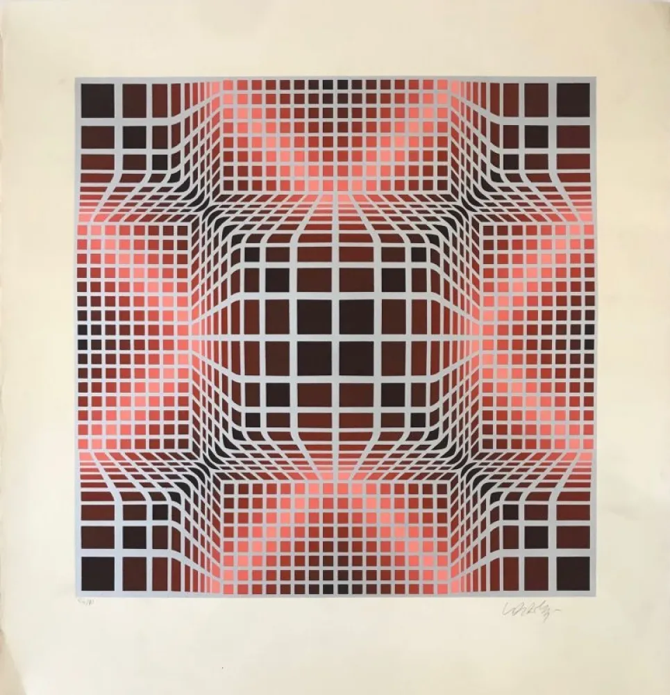 Sérigraphie Vasarely - Vorosh Arg 