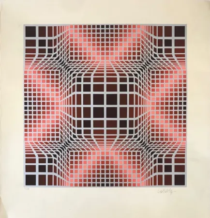 Sérigraphie Vasarely - Vorosh Arg 