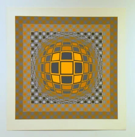 Sérigraphie Vasarely - Zeng