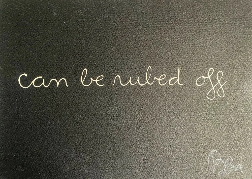 Sérigraphie Vautier - Can be ruled off