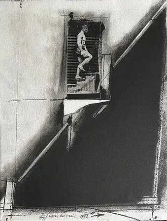Lithographie Velickovic - Composition 