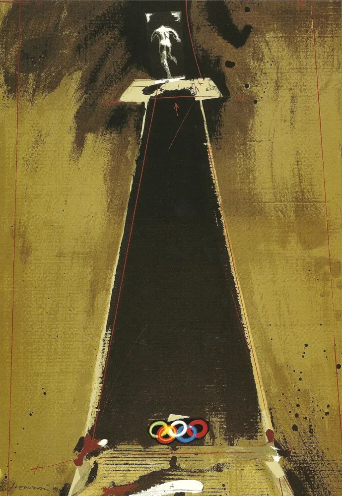 Lithographie Velickovic - JO BARCELONE 1992