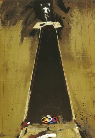 Lithographie Velickovic - JO BARCELONE 1992