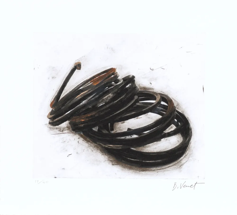 Eau-Forte Venet - Effondrement - Indeterminate Lines 05