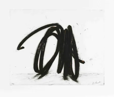 Eau-Forte Venet - Indeterminate Line II