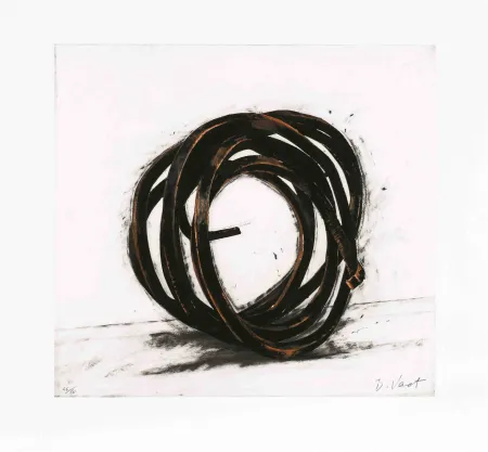 Eau-Forte Venet - Indeterminate Line III