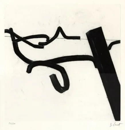 Gravure Venet - LIGNES INDETERMINEES