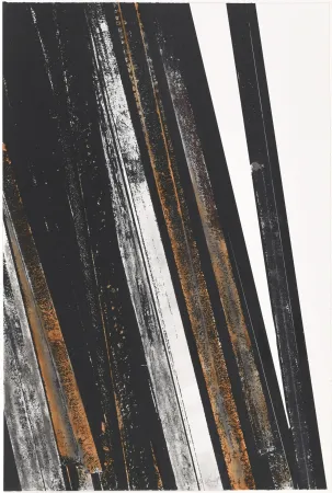 Sérigraphie Venet - Untitled II (Lignes droites)