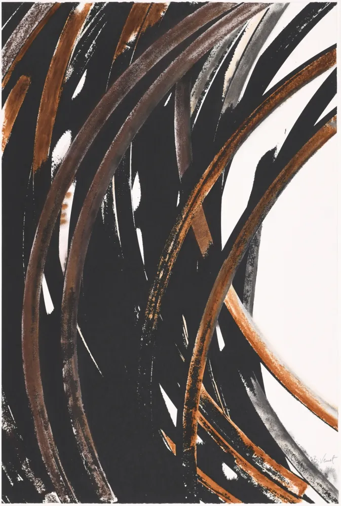 Sérigraphie Venet - Untitled V (Arcs)