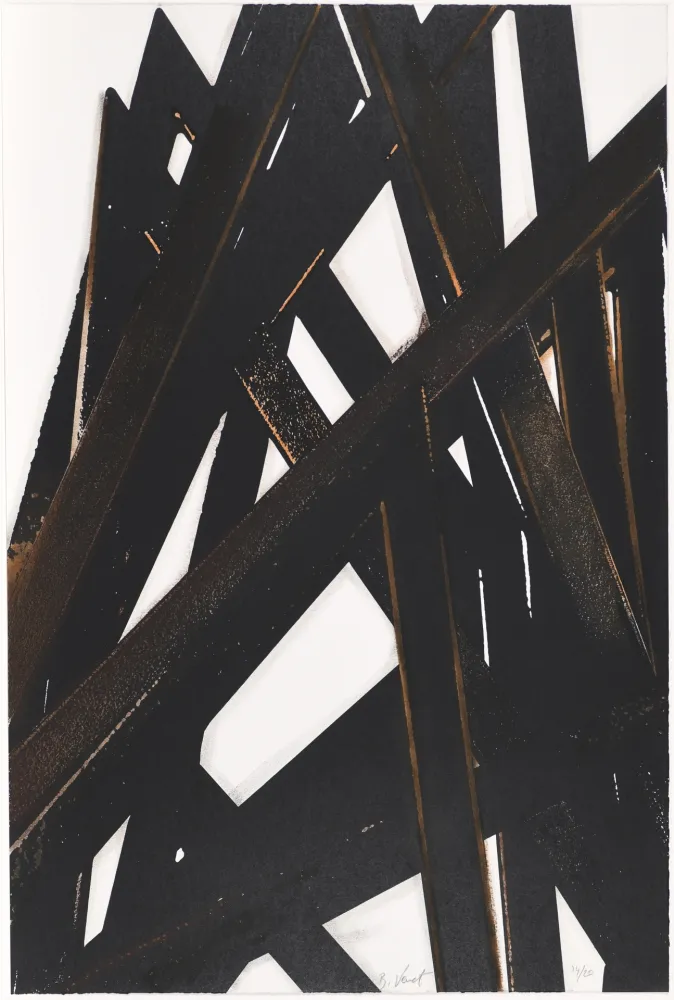 Sérigraphie Venet - Untitled VIII (Angles)