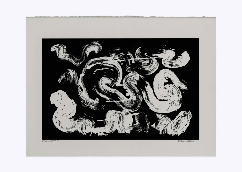 Sérigraphie Verdier - Etude de la coiffe de Margareta ou la pensée labyrinthique