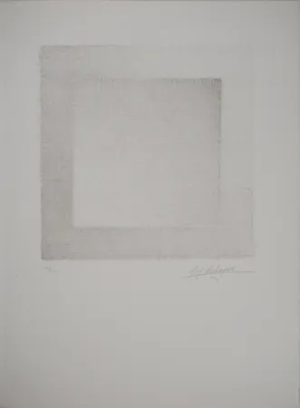 Lithographie Verheyen - Carrés 
