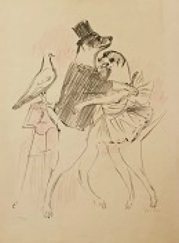 Lithographie Vertes - Le Cirque (The Circus) #8
