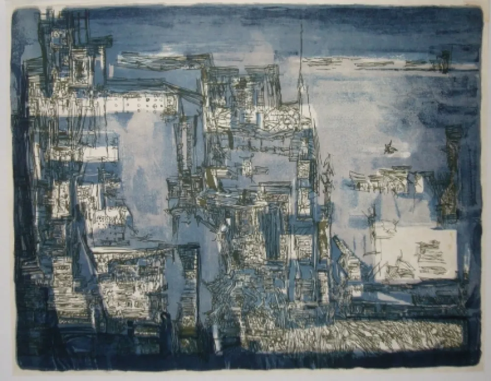 Lithographie Vieira Da Silva - Atlantide