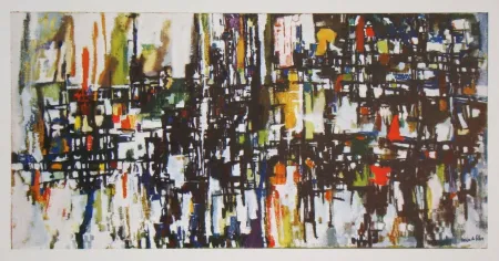 Héliogravure Vieira Da Silva - Jardin - 1955