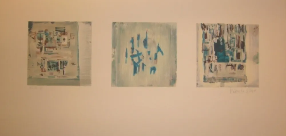 Lithographie Vieira Da Silva - Sans titre