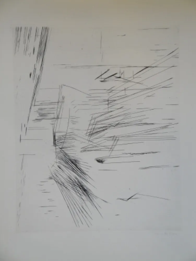 Gravure Vieira Da Silva - Untitled