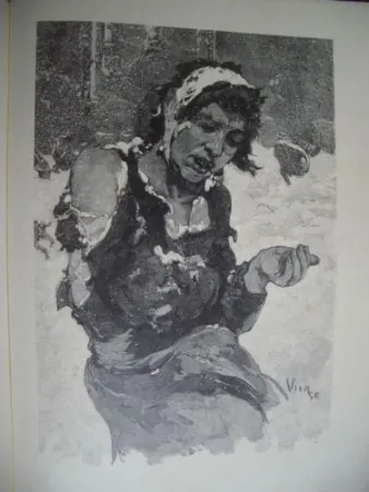 Gravure Sur Bois Vierge - La misère à Londres