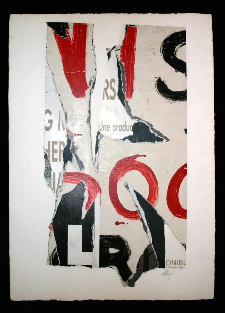 Aucune Technique Villeglé - '' Arrachages ''