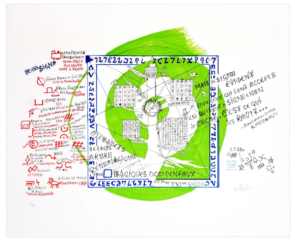 Estampe Numérique Villeglé - Hobo