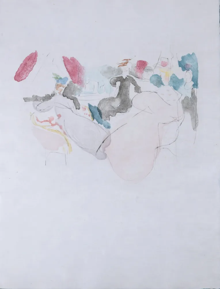 Gravure Villon - 3 Figures, 1962