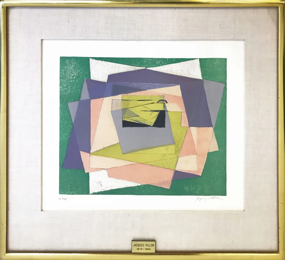 Lithographie Villon - PAPIERS