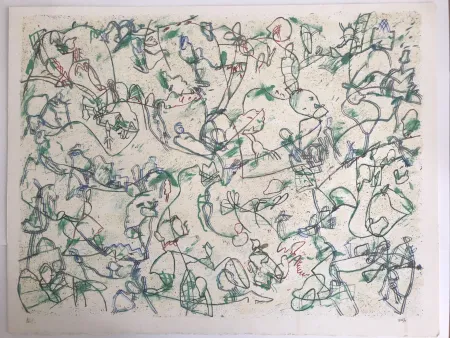 Lithographie Voss - Sans titre