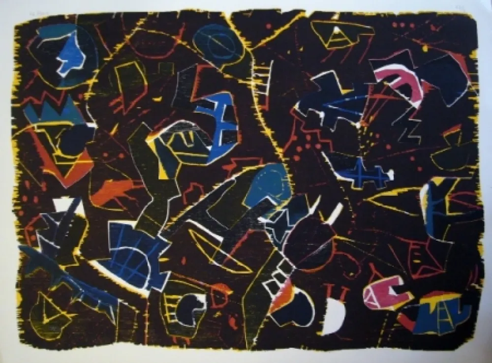 Gravure Sur Bois Voss - Traumdeutung