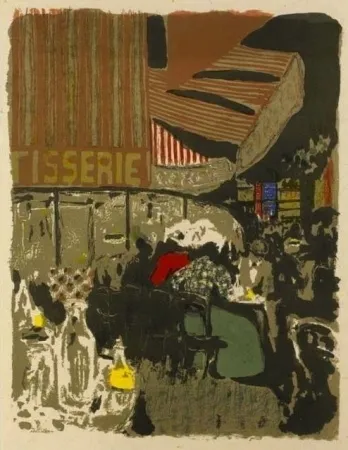 Lithographie Vuillard  - La pâtisserie
