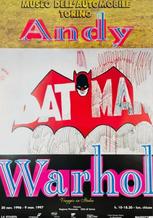 Sérigraphie Warhol (After) - Batman (Museo dell'Automobile)
