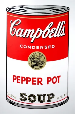 Sérigraphie Warhol (After) - Campbell's Soup - Pepper Pot