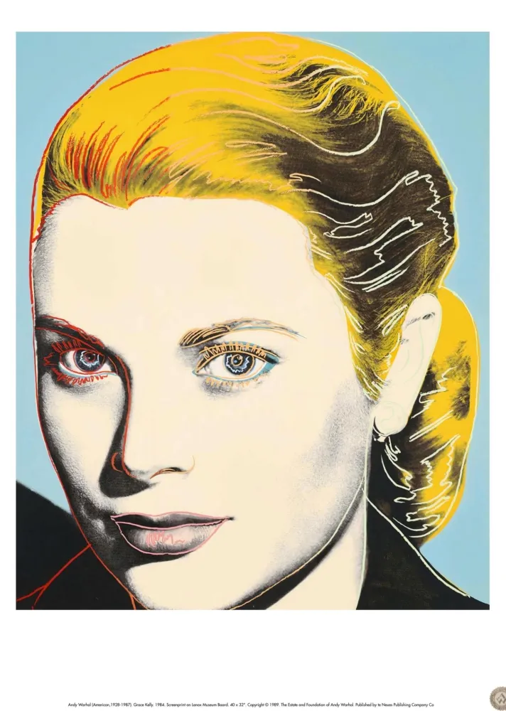 Sérigraphie Warhol (After) - Grace Kelly