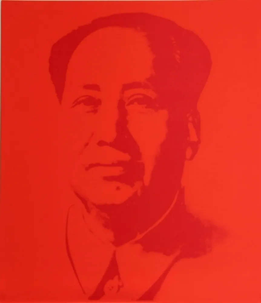 Sérigraphie Warhol (After) - Mao - Red