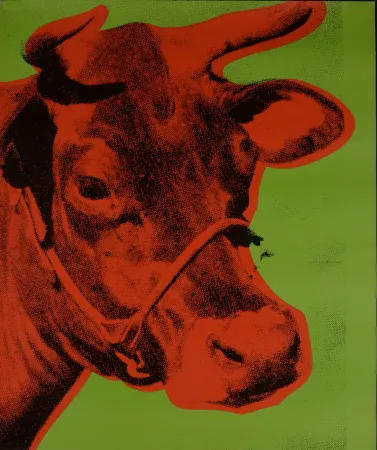Sérigraphie Warhol (After) - Red Cow, c. 1970-1971