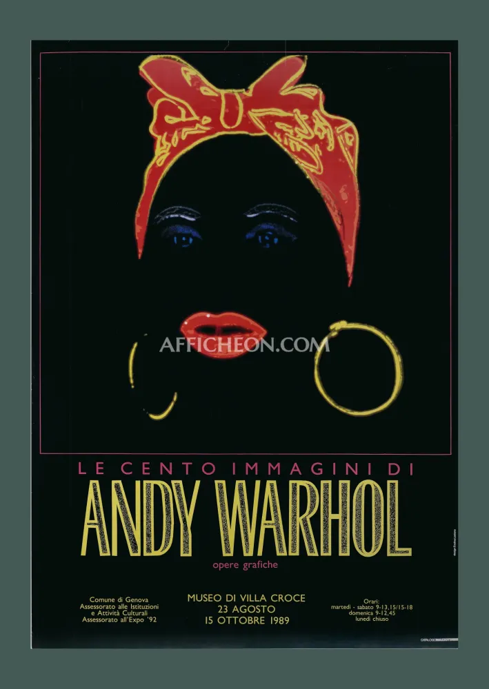 Lithographie Warhol - Andy Warhol: 'Mammy' 1989 Offset-lithograph