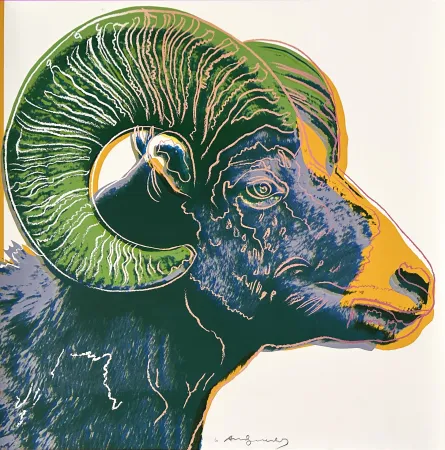 Sérigraphie Warhol - Bighorn Ram (FS II.302)