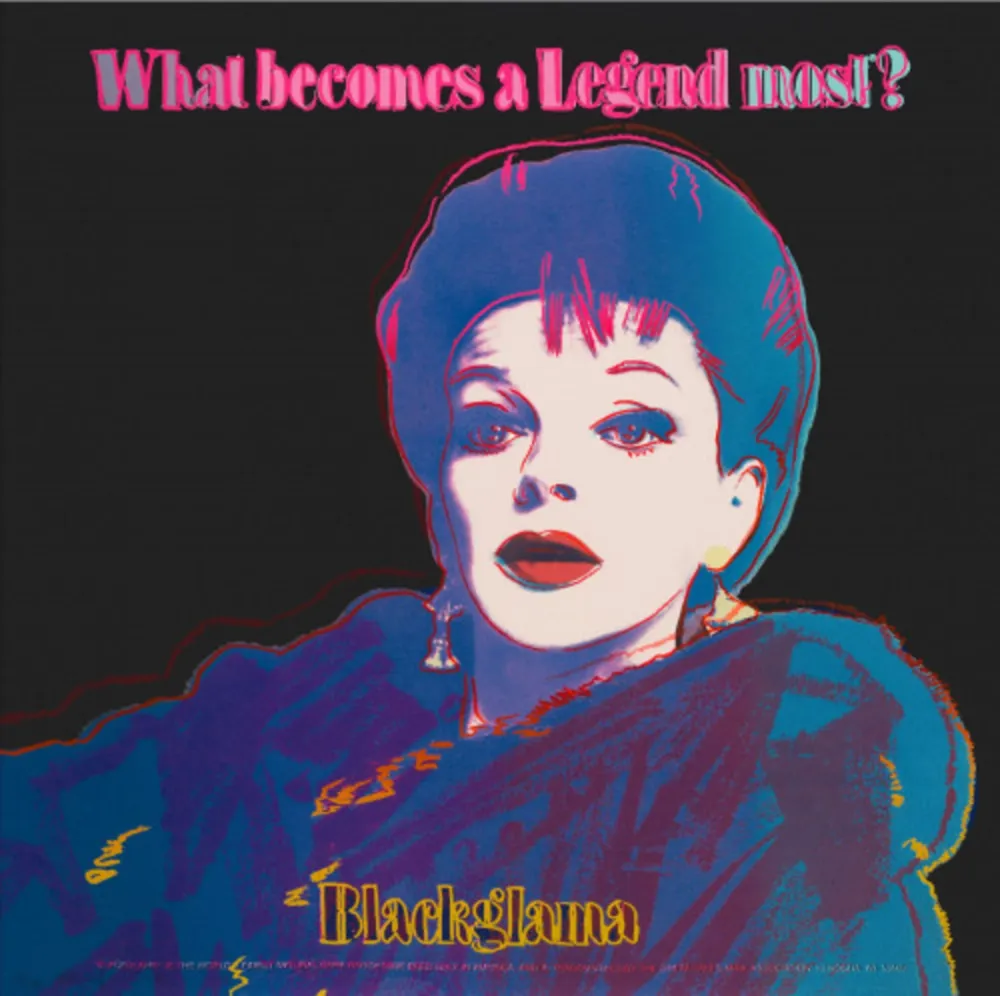 Sérigraphie Warhol - Blackglama (Judy Garland)