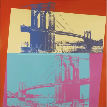 Sérigraphie Warhol - Brooklyn Bridge 