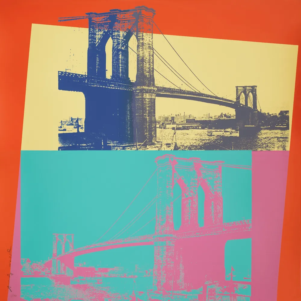 Sérigraphie Warhol - Brooklyn Bridge (FS II.290)