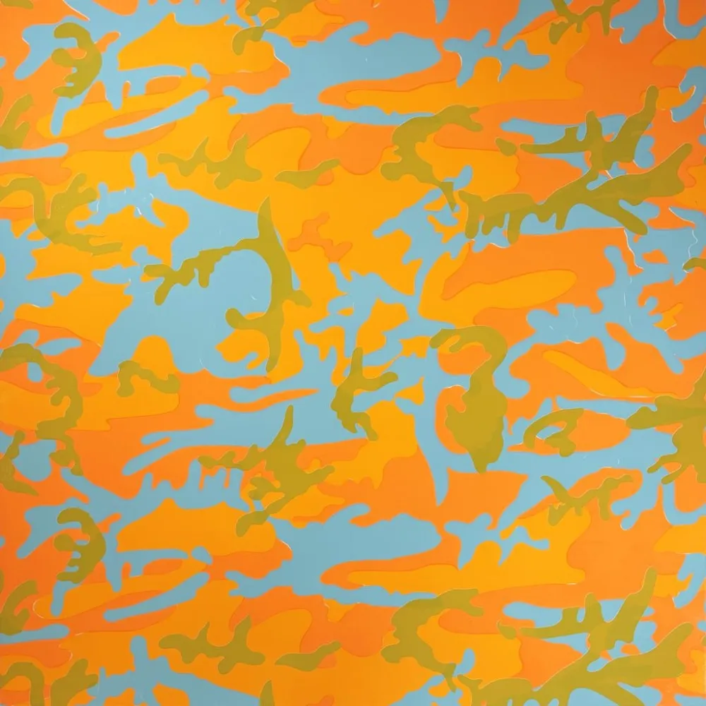 Sérigraphie Warhol - Camouflage, II.413