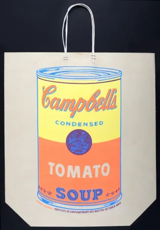 Sérigraphie Warhol - Campbell's Soup Bag, 1966
