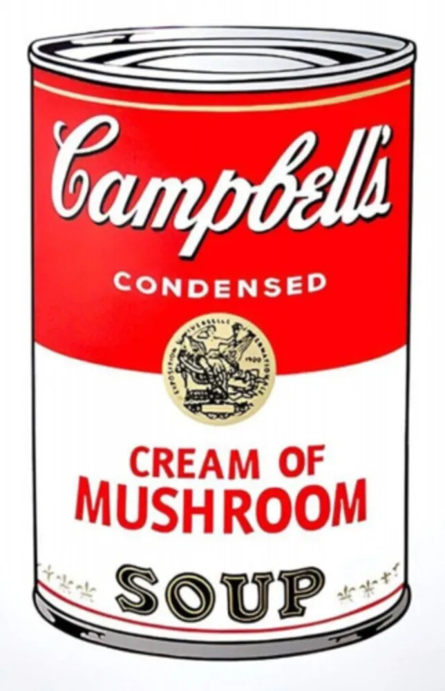 Sérigraphie Warhol - Campbell's Soup Can: Cream of Mushroom