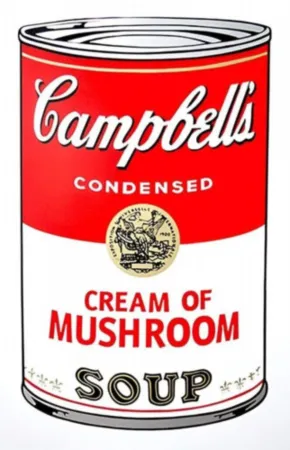 Sérigraphie Warhol - Campbell's Soup Can: Cream of Mushroom